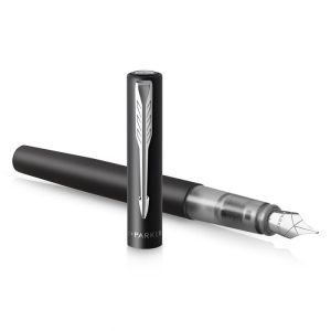 PLUMA PARKER VECTOR XL M NEGRO METALICO