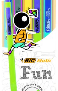 PORTAMINAS BIC MATIC COMBOS POUCH PACK 5 UNIDADES