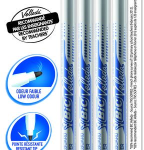 ROTULADOR BIC VELLEDA 1721 BLISTER 4 UDS 875711