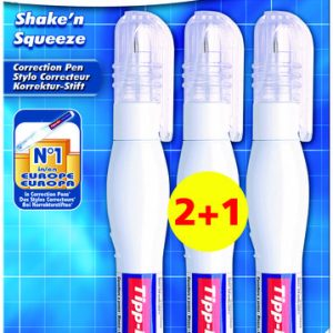 CORRECTOR BIC SHAKE N SQUEEZE BLISTER 2+1 UNIDADES 8349871