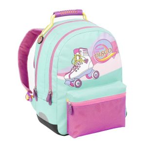 MOCHILA WILDFLOWERS 2 COMPARTIMIENTOS POLIESTER 600D