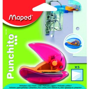 PERFO PUNCHITO 5 HOJAS 1 ORIFICIO BLISTER