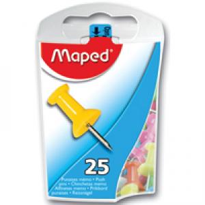 CHINCHETAS MAPED 345 MEMO ESTUCHE 25 UDS