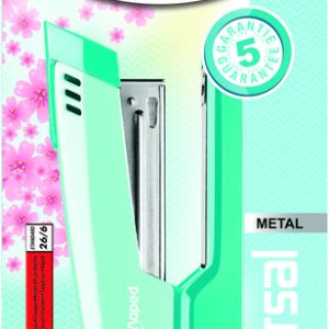 GRAPADORA UNIV METAL PASTEL HALF 24-26/6 +400 GRAPAS BLISTER
