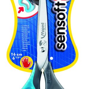 TIJERAS SENSOFT 16 CM ZURDOS TRY ME