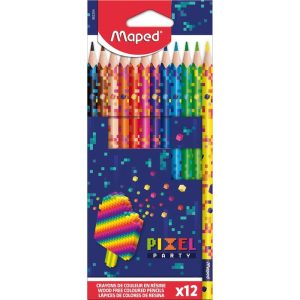 LAPIZ MAPED PIXEL PARTY 12 COLORES