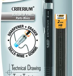 PORTAMINAS BIC CRITERIUM 2MM RF BLK BL1+LD 8755831