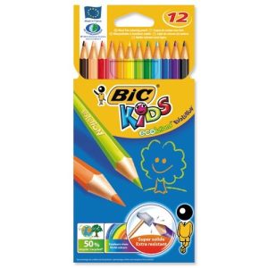 LAPIZ BIC C/12 COLORES KIDS EVOLUTION