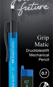 BLISTER 1 PORTAMINA GRIP MATICA 0,7 MM CON GOMA + MINAS