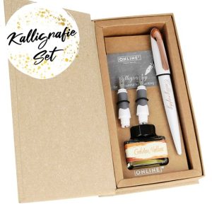 SET AIR BEST WRITER PLUMA 3 PUNTAS Y TINTERO WHITE ROSE