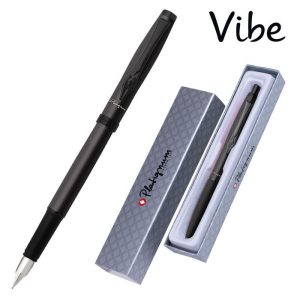 PLATIGNUM PLUMA VIBE NEGRO ESTUCHE REGALO