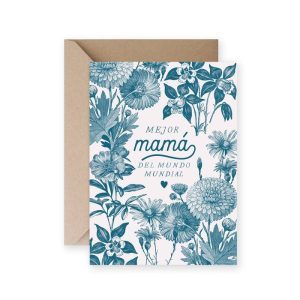 TARJETA - MEJOR MADRE DEL MUNDO MUNDIAL