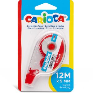 CINTA CORRECTORA CARIOCA 12M BLISTER 1 UD