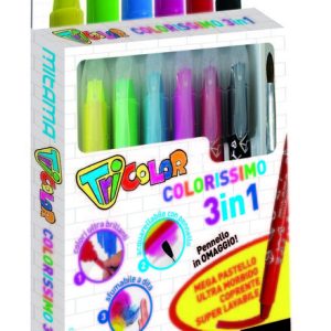 CERAS ACUARELABLES SUPER LAVABLES 6 COLORES Y PINCEL GRATIS