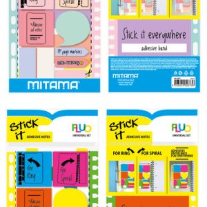 BLISTER NOTAS ADHESIVAS FLUO O PASTEL EN CARPETA A5 SURTIDA