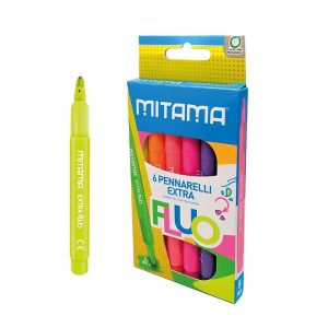 SET 6 ROTULADORES JUMBO FLUO