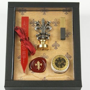 SET LACRE 4 PIEZAS FLOR DE LYS