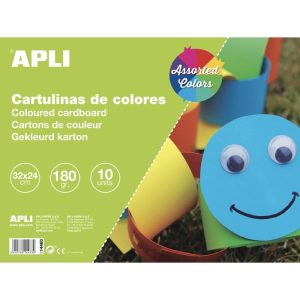 BLOC DE CARTULINAS SURTIDAS 32 X 24 CM 10 HOJAS