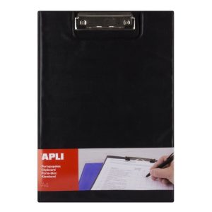 CLIPBOARD CON SOLAPA NEGRO A4