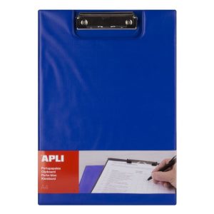 CLIPBOARD CON SOLAPA AZUL A4