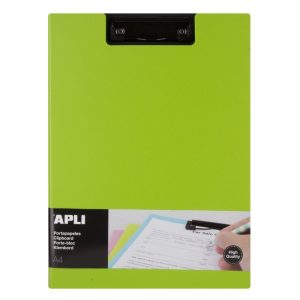 PORTANOTAS FOAM CON SOLAPA VERDE A4