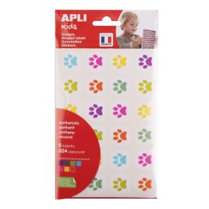 BLISTER 288 GOMETS MULTICOLOR HUELLAS GATO 24 MM 6 H REMOV,