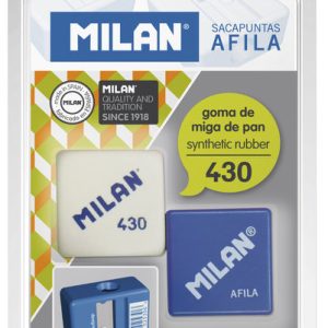 BLISTER 1 SACAPUNTAS AFILA + 1 GOMA 430