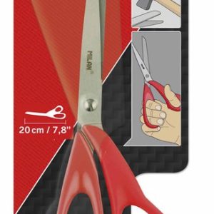 BLISTER TIJERAS DE OFICINA ROJAS BASICAS 20 CM