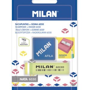 BLISTER 1 SACAPUNTAS AFILA + 1 GOMA 6030