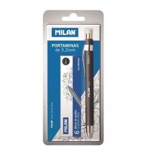 PORTAMINAS MILAN 5,2 + RECAMBIO 6 MINAS 5,2 BLISTER