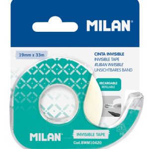 CINTA ADHESIVA MILAN INVISIBLE 19 MM X 33 M BLISTER