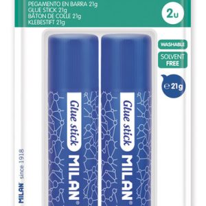 BARRA PEGAMENTO MILAN 21 GR BLISTER 2 UDS