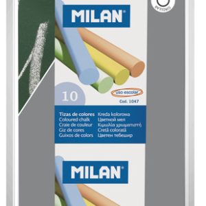 BLISTER 2 CAJAS 10 TIZAS DE SULFATO DE CALCIO DE COLORES