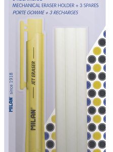 BLISTER PORTAGOMAS AUTOMATICO JET ERASER + 3 GOMAS DE RECAMB