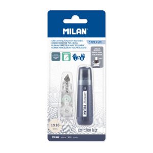 BLISTER CINTA CORRECTORA 5MMX6M + RECAMBIO SERIE 1918 AZUL