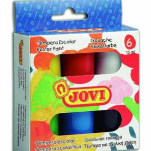TEMPERA JOVI 520 C/6 COLORES SURTIDOS