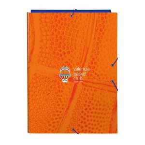 CARPETA FOLIO GOMAS SOLAPAS VALENCIA BASKET CLUB