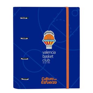 CARPETA 4 ANILLAS 30MM RECAMBIO A4 100 VALENCIA BASKET