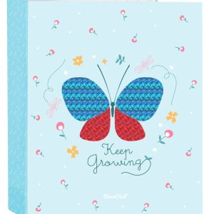 CARPETA FOLIO 4 ANILLAS LOMO ANCHO BLACKFIT8 MARIPOSA