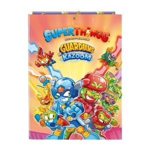 CARPETA FOLIO GOMAS SOLAPAS SUPERTHINGS RESCUE FORCE