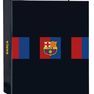 CARPETA FOLIO 4 ANILLAS LOMO ANCHO F,C, BARCELONA 1?E, 22/23