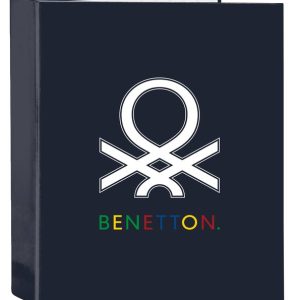 CARPETA FOLIO 4 ANILLAS LOMO ANCHO BENETTON SIXTIES