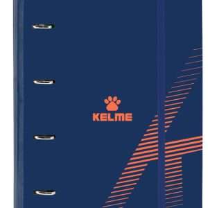 CARPEBLOC 4 ANILLAS + RECAMBIO A4 100 H, KELME NAVY BLUE