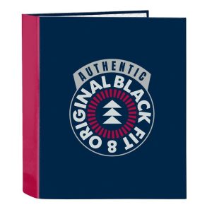 CARPETA FOLIO 4 ANILLAS LOMO ANCHO BLACKFIT8 AUTHENTIC