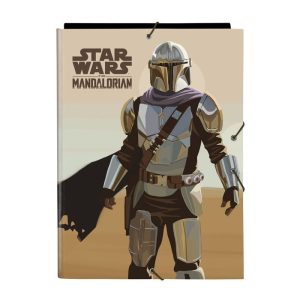 CARPETA FOLIO GOMAS SOLAPAS MANDALORIAN THIS IS THE WAY