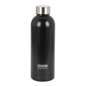 BOTELLA TERMO ACERO INOX, 500ML BUSINESS BLACK BLUE GREY