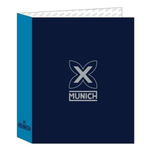 CARPETA FOLIO 4 ANILLAS LOMO ANCHO MUNICH NAUTIC