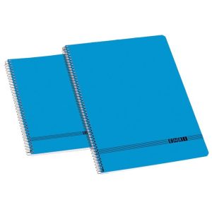 BLOC TAPA BLANDA FOLIO 80H LISO AZUL OFICINA
