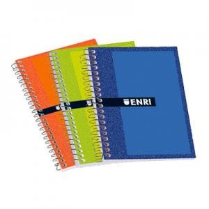 BLOC ESPIRAL FOLIO 80H TAPA DURA CUADRO 3MM