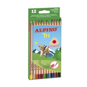 LAPIZ ALPINO TRIANGULAR 12 COLORES SURTIDOS AL000128